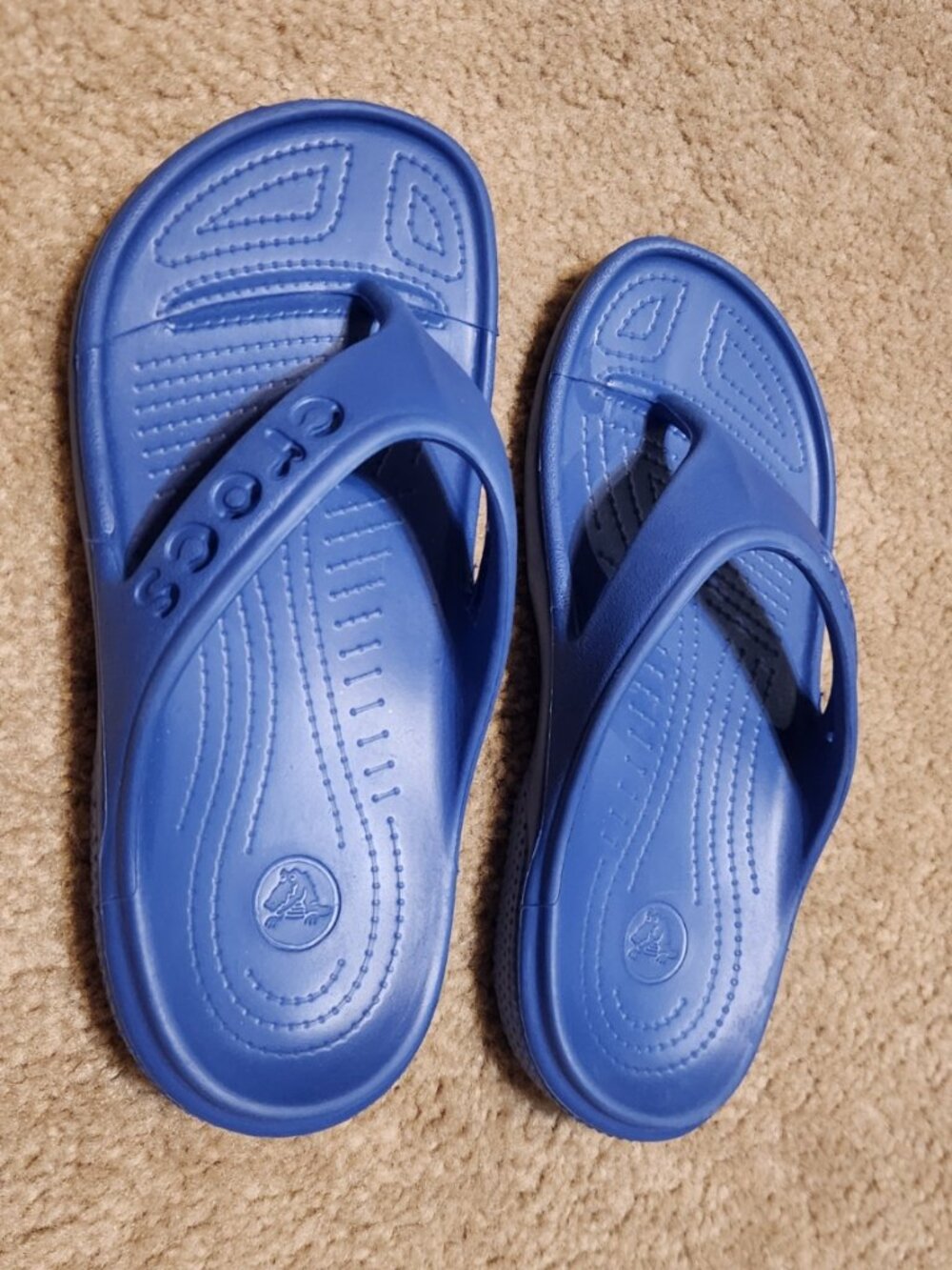 Brand New Blue Crocs Sandals Size J1
